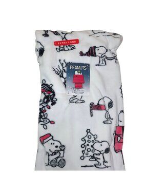 Peanuts Snoopy Extra Long Plush Pet Throw Blanket 60x70" Berkshire Holiday Pink